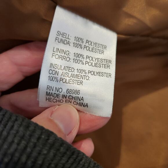 ICEBURG Black Quilted Thin Layer Synthetic Down Jacket Mens Medium Pockets NEW - Picture 6 of 12